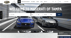 Desktop Screenshot of maseratioftampa.com